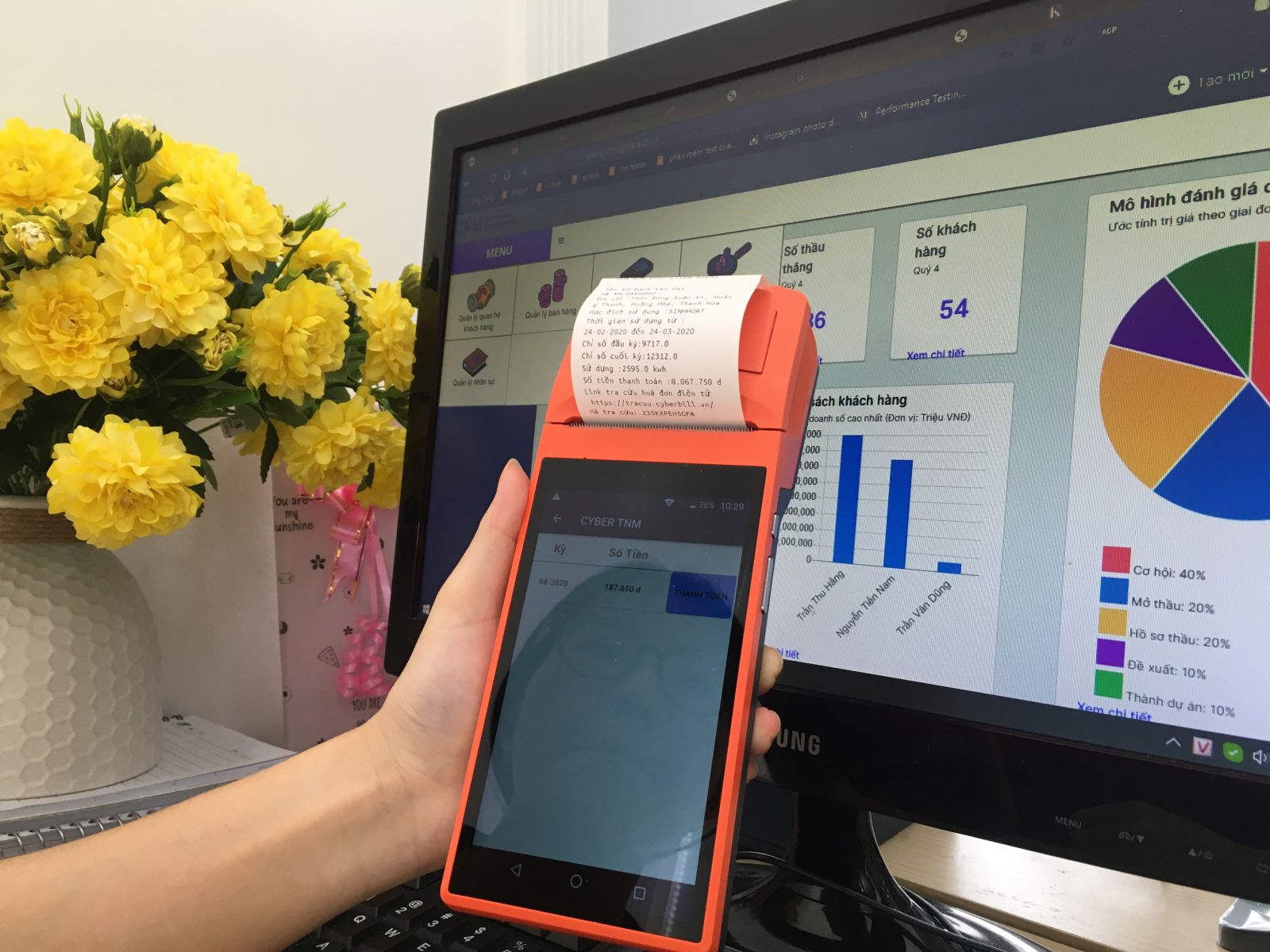 Triển khai phần mềm Quản lý bán điện CyberTNM tại Thanh Hóa